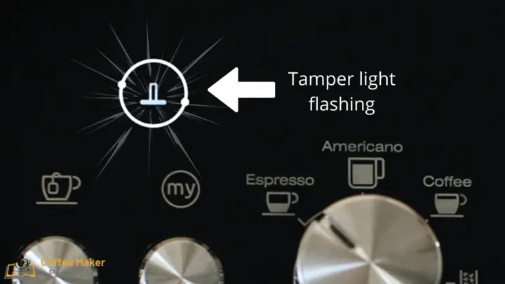Tamper light flashing