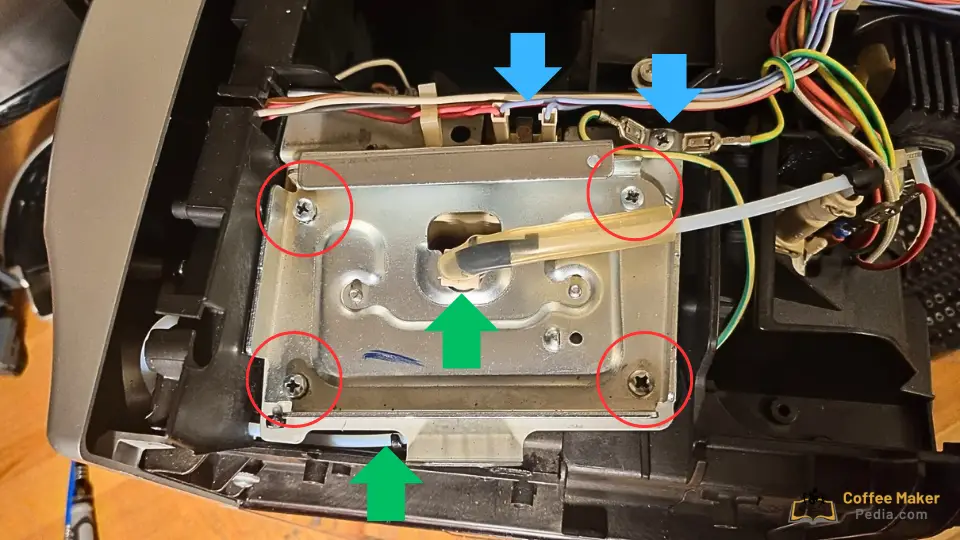 How to disassemble the infuser cylinder