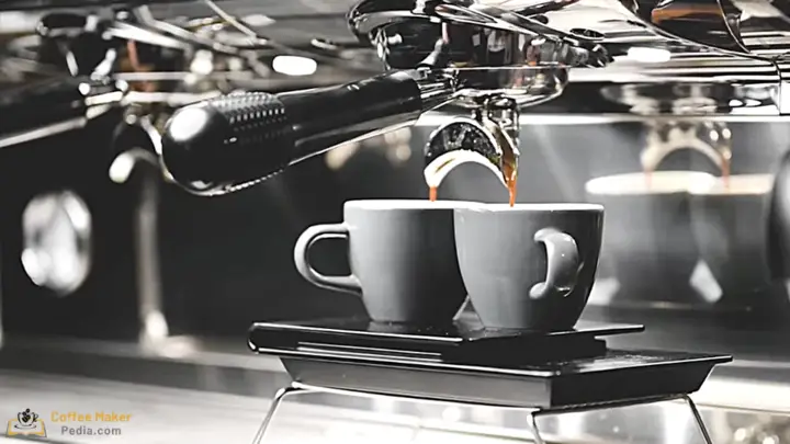 Coffee flow in an espresso machine