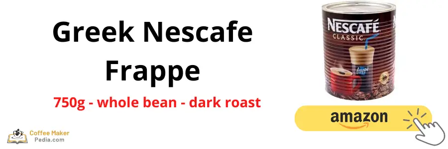 Greek Nescafe frappe