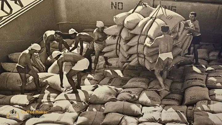 Decade of 1960 shipping coffee
