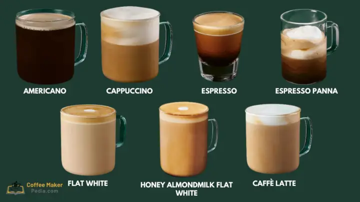 Hot drinks with espresso base
